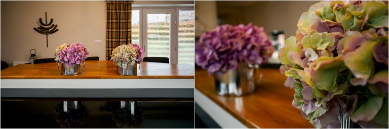 silk-flower-vases-arranged-kitchen