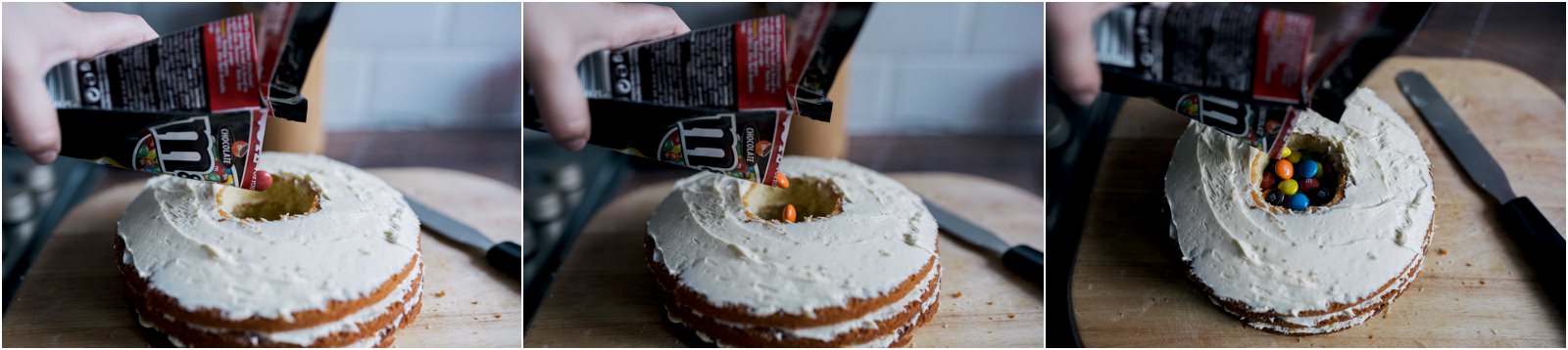 sweets-being-poured-middle-cake