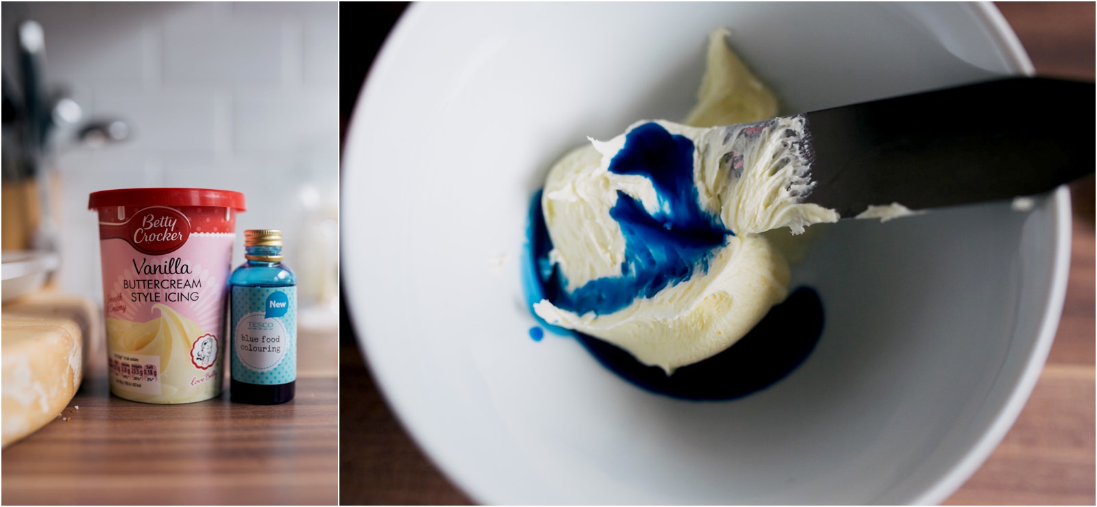 mixing-blue-food-colouring-with-icing
