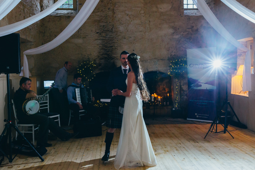 first-dance-lochnell-castle