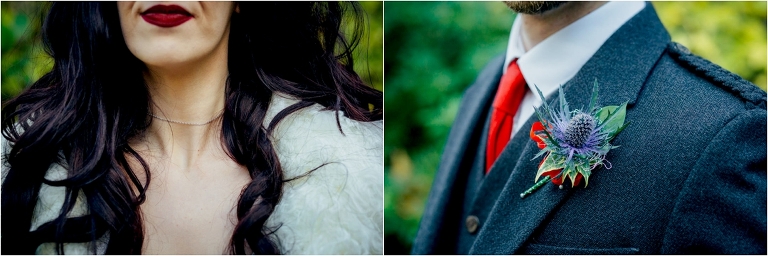 close-up-brides-necklace-grooms-thistle-button-hole