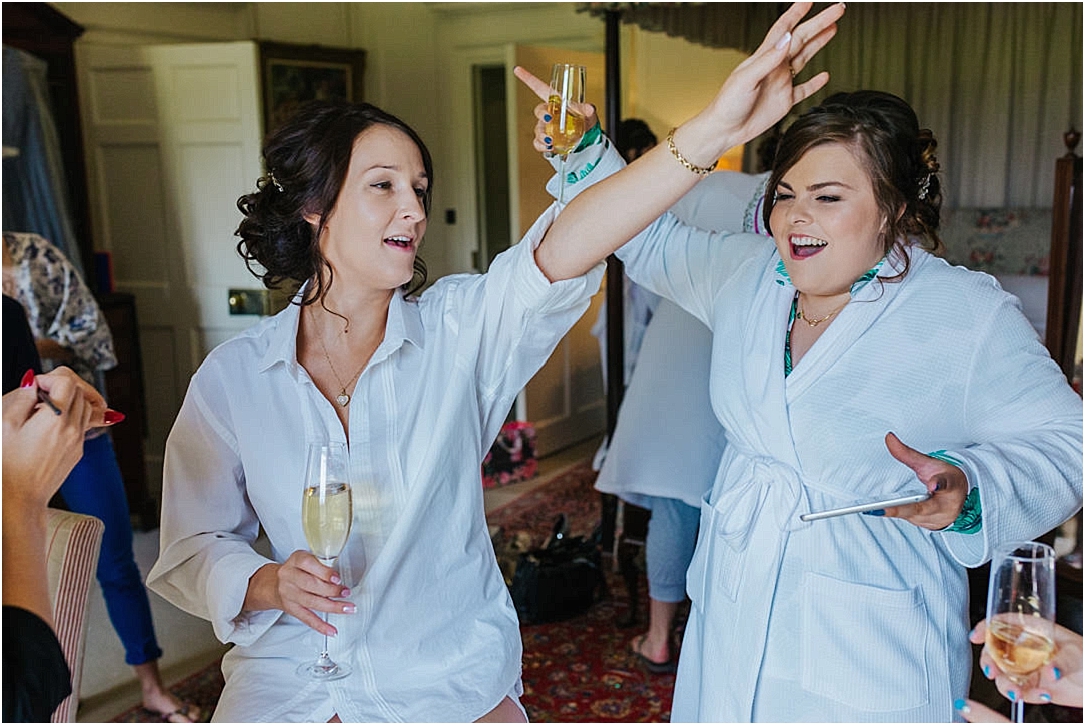 bride-bridesmaid-dancing-celebrating