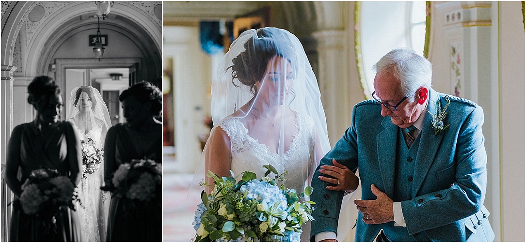 bride-waiting-pewter-corridor-dumfries-house