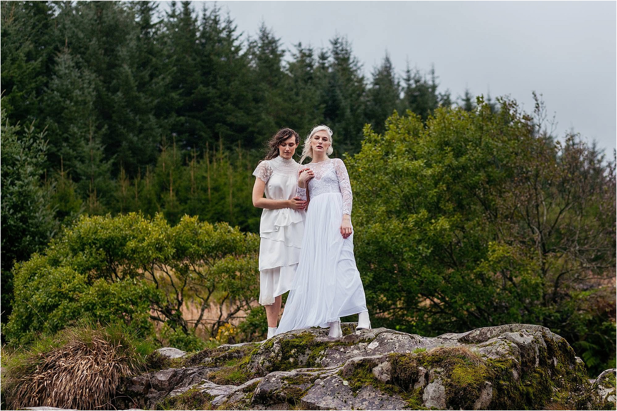 lesbian-wedding-photographs-fintry-waterfall