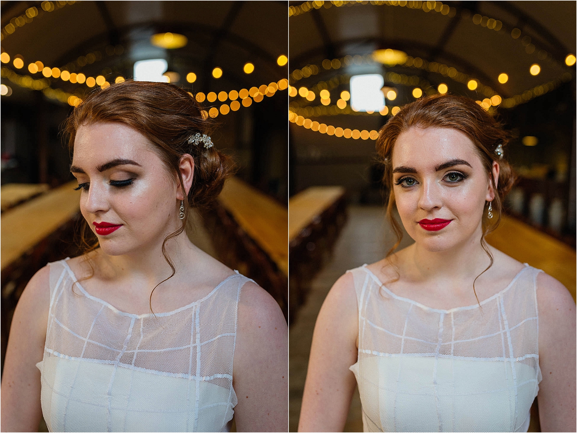bridal-make-up-red-lip-fairy-lights