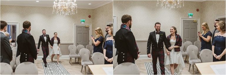 bride-and-groom-walking-in-to-wedding-ceremony-together