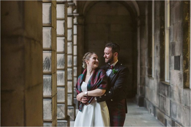 bride-and-groom-smiling