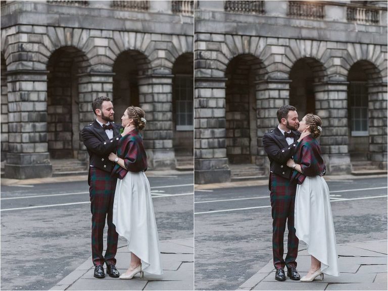 bride-and-groom-sharing-a-kiss