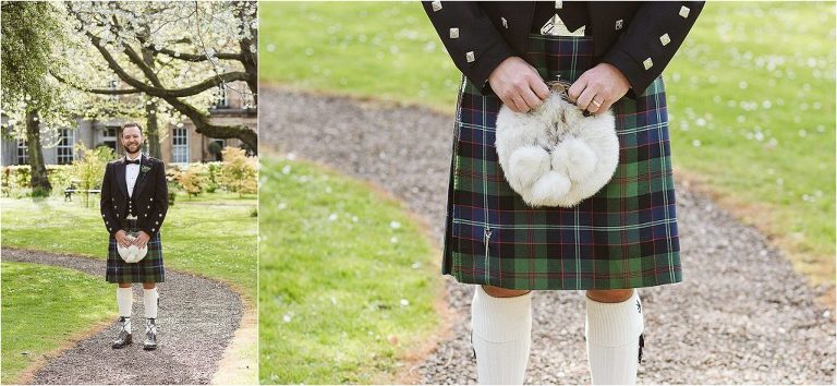 close-up-detail-of-grooms-wedding-kilt-and-sporran