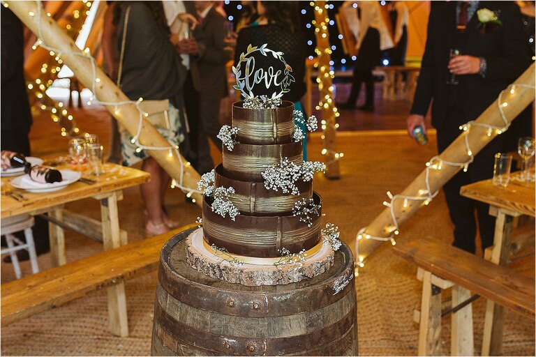 wedding-cake-with-tempered-chocolate-cuffs