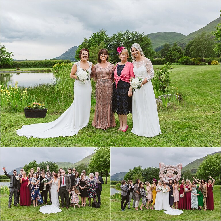 brides-with-family-in-group-shots-surrounded-by-hills