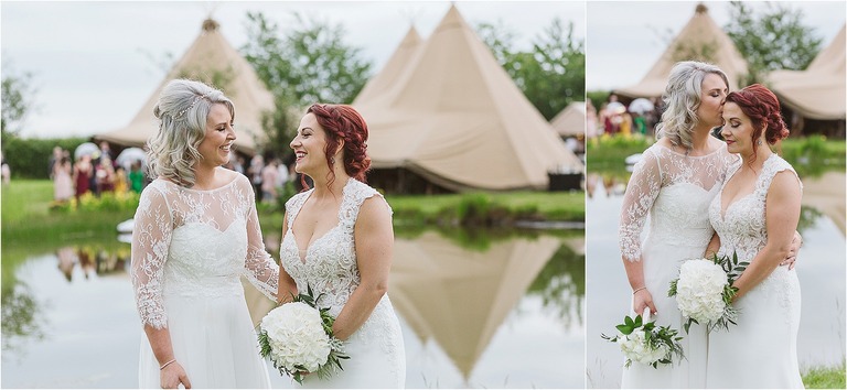 brides-laughing-bride-kissing-wife-on-forehead