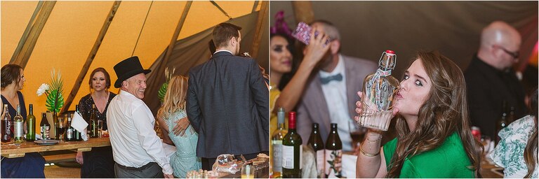 guests-smiling-at-wedding-reception